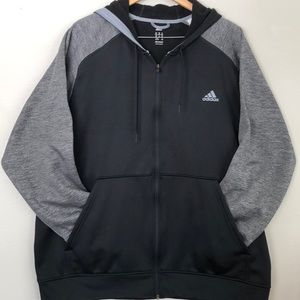 Men’s zip front adidas hoodie